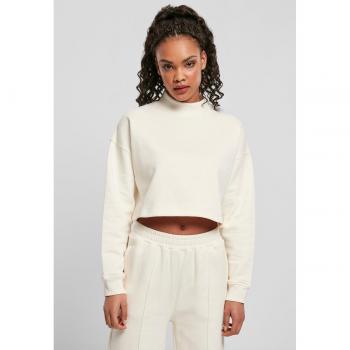Urban Classics Women's Cropped Oversized High Neck Sweatshirt - Plus Size 5XL