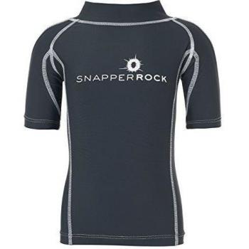 Snapper Rock Schwimmanzug/swimsuit UV-Shirt - Camiseta de baño contra UV, color blanco, azul, talla 152-158cm