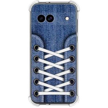 Funda Antigolpes de Silicona para Google Pixel 8a 5G con Diseño Zapatillas 01