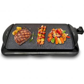 Plancha de Asar Eléctrica Sogo con Revestimiento de Piedra 48x26 cm 2000W