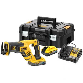Dewalt DCS367H2T - Sierra Recíproca 18V, incluye 2 baterías de 5.0Ah Powerstack y maletín TSTAK II