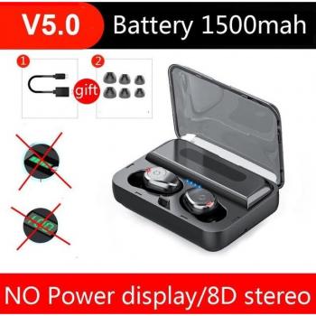 Auriculares Bluetooth TWS F9-5 8D Estéreo Inalámbricos HiFi Mini con Micrófono para Deporte