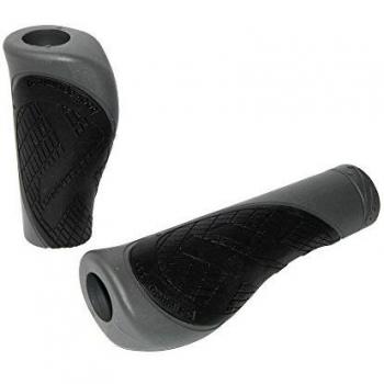 XLC 2501586950 Puños Confort bo GR-S17, Negro/Gris, 135/92 mm