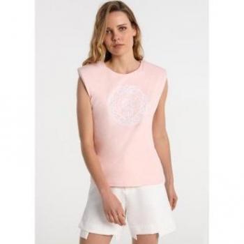 Top Maxi Hombro rosa Victorio & Lucchino