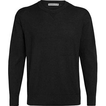 Icebreaker Herren Nova - Sudadera con Capucha, Color Negro, tamaño Small