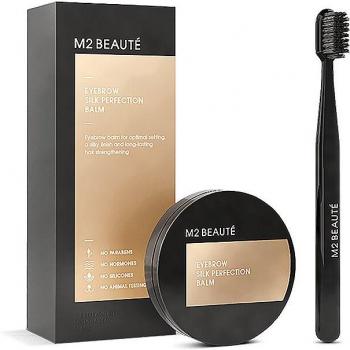 M2 Beauté Eyebrow Silk Perfection Balm 5 ml - Nourishing balm for eyebrows with brush