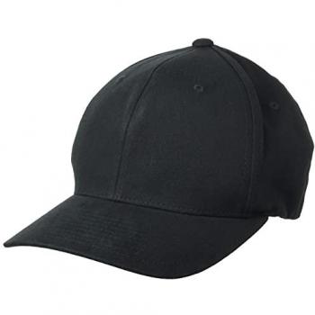 Flexfit Brushed Twill Black Cap