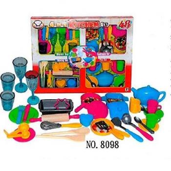 SUPER JUGUETE Set DE Cocina 48 Piezas