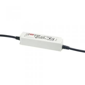 Transformador LED Mean Well LPF-16-15, 16.05 W, 1.07 A, Tensión constante 15 V CC, No regulable, Circuito PFC