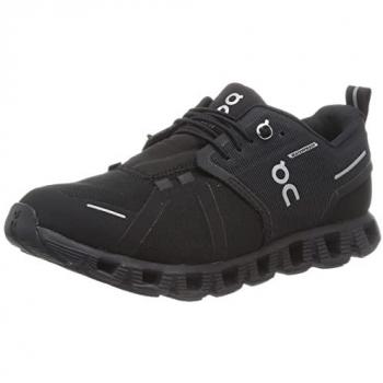 Zapatillas de Running On Cloud 5 Waterproof para Mujer - Ligeras y Elegantes, Color Negro, Talla 36.5