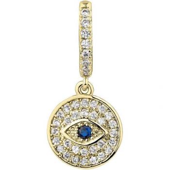 Piercing aro Earcandy Big Evie de plata bañado en oro 18k