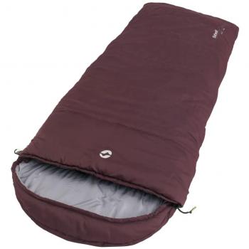 Saco de dormir Outwell Campion Lux Aubergine -1C 225 x 85 cm L-shape color púrpura
