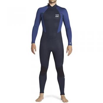 Billabong Traje de Neopreno 3/2mm Intruder con Cremallera en la Espalda y Manga Libre para Hombre - Talla M - Color Azul