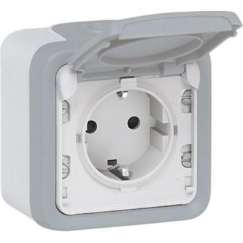 Base De Enchufe Montaje En Superficie, Blanco - Legrand 191507