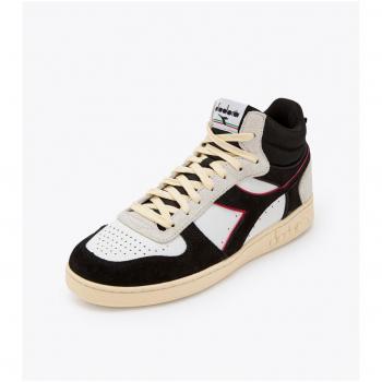 Diadora Men's Multicolor Leather Lace-Up Sneakers Size 8 US