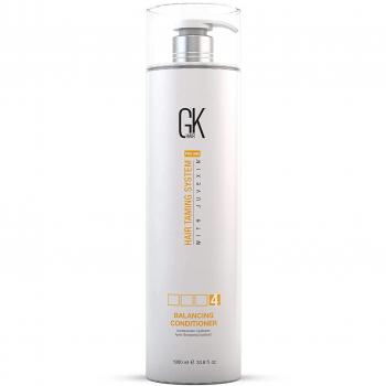 GK HAIR Global Keratin Balancing Conditioner 1000ml - Acondicionador para cabello graso y teñido, uso diario después del champú, limpiador profundo y eliminador de impurezas, restaura los niveles de p