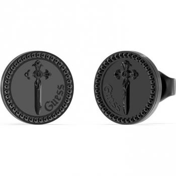 Pendientes de Hombre Guess South Alameda de Acero Negro