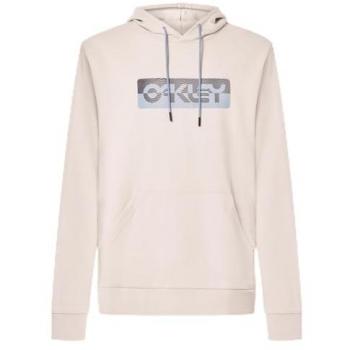 Sudadera con capucha Oakley Duality B1B, color blanco intenso azul, talla S, para hombre