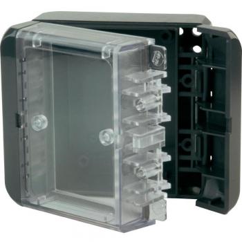 Caja de Policarbonato V0 Gris Grafito Bopla, 89 x 80 x 47 mm, IP66/IP68, Bocube B 080805 PCG7024, compatible con exteriores