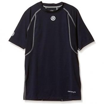 Skins Carbonyte Youth Top Short Sleeve Round Neck - Prenda, color azul, talla xl