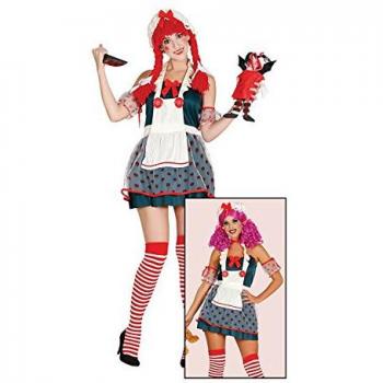 Disfraz de Muñeca de Trapo Adulto Guirca Talla S 36-38