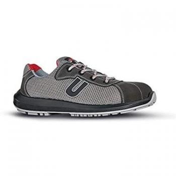 U-Power RR20016-35, RR20016-35-Calzado de Seguridad Gama Rock&Roll Modelo Coal S1P SRC Talla Unisex Adulto, Gris, 35 EU