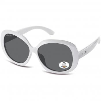 Montana Eyewear MP63 Polarized Women's Sunglasses White Size 60