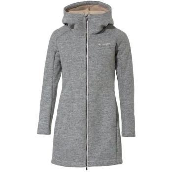 VAUDE Women's Tinshan III Fleece-Lined Coat - Ecru, Size 38