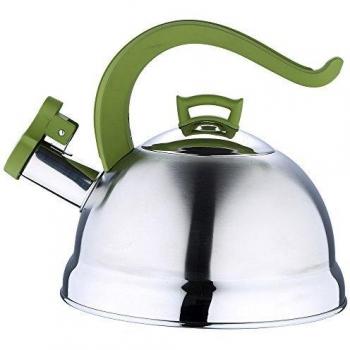 Bergner Tetera, Acero Inoxidable, Verde, 25.5 cm