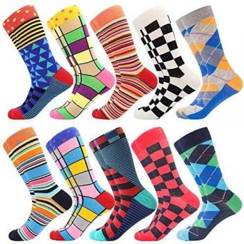 BISOUSOX Calcetines Estampados Hombre,Hombres Ocasionales Calcetines Divertidos Impresos de Algodón de Pintura Famosa de Arte Calcetines,Calcetines de Colores de moda