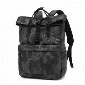 Celly VENTUREPACKCAMO Mochila de Viaje para Portátil, Color Negro y Gris, Material Poliéster y Poliuretano