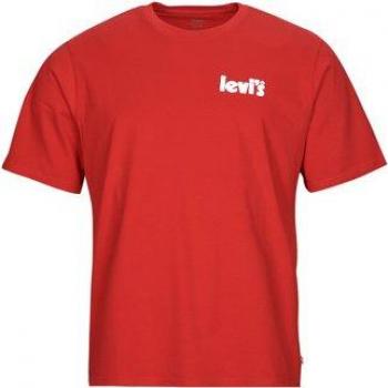 Levi's - Camiseta Regular Fit de Manga Corta Roja