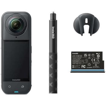 Cámara de acción Insta360 X5 Starter Bundle 8K, Bluetooth, WiFi, sumergible hasta 15 m