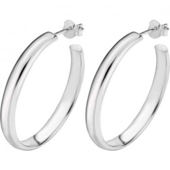 Pendientes De Aro Time Road WS02242/30 Plata, Mujer