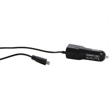 Conceptronic 1205451 - Cargador USB de móvil para coche, negro