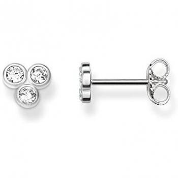 Thomas Sabo - Pendientes Plata de Ley 925 con Circonitas Blancas,Mujer