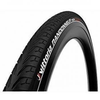 Vittoria Cubierta de Carretera Rígida Randonneur Tech 700c x 35, características: diseño para bicicletas de paseo, tamaño 37-622, tecnología de alta resistencia y durabilidad, reflectantes para mayor vis