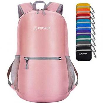 ZOMAKE Mochila Plegable Ligera 20L, Mochilas Pequeñas para Hombre Mujer, Mochilas Compacta para Viajar Senderismo