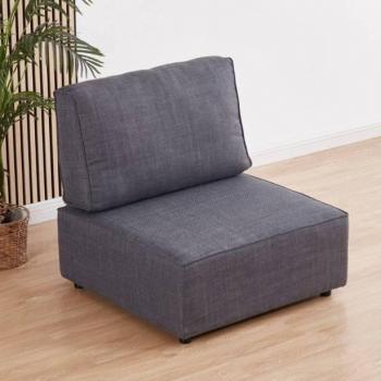 Sofá Modular Riposo B Estilo Contemporáneo Color Gris 90 CM