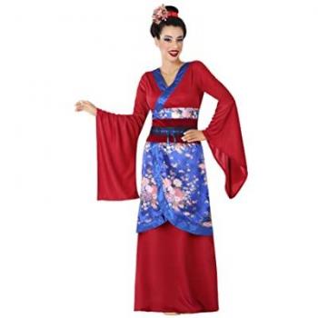 Disfraz de China Kimono Rojo para Adultos M/L