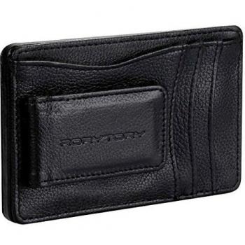 RoryTory 2 en 1 Cuero Money Clip Cartera + Entallado Portable Cargador Power Bank