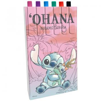 Blister 6 Bolígrafos Stitch Disney - Kids Licensing