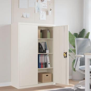 vidaXL File Cabinet White 90x40x140 cm Steel