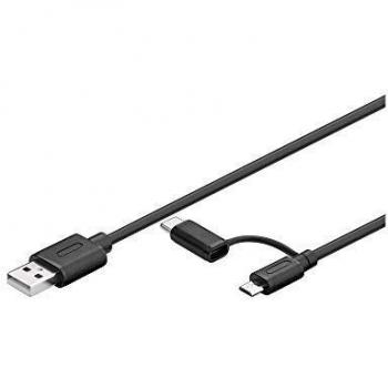 Goobay 71892 Cable USB Negro