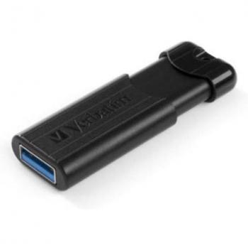 Memoria USB Verbatim Pinstripe 128GB USB 3.0 Negra