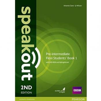 Speakout Pre-Intermediate 2nd Edition Flexi Students' Book 1 with MyEnglishLab Pack: Vol. 1 - 9781292160986