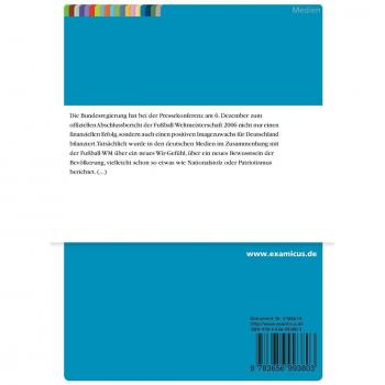 Libro Fotográfico: 'Alemania, un Cuento de Integración' - Representaciones de Migrantes Turcos en la Prensa Alemana durante el Mundial 2006