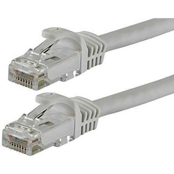 Monoprice Flexboot Cat6 Ethernet Patch Cable - Network Internet Cord - RJ45, Stranded, 550Mhz, UTP, Pure Bare Copper Wire, 24AWG, 7ft, White