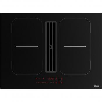 Placa de inducción Franke con extractor integrado, 4 zonas de cocción, modelo Smart 2Gether Black Lines
