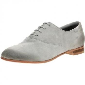 Atelier Voisin 5246_Gris - Zapatos de cordones de cuero para mujer, color gris, talla 38
